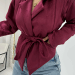 Bordo Süet Premium Astarlı Ceket