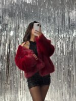 Bordo Kürk - Görsel 2