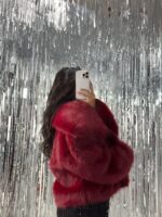 Bordo Kürk - Görsel 3