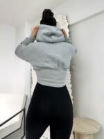 Gri Korseli Ceket - Görsel 5