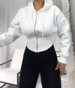 Beyaz Korse Ceket - Görsel 5