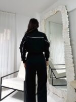 Siyah Çizgili Eşofman Takımı - Görsel 6