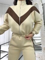 Krem/Kahve Eşofman Takımı - Görsel 4