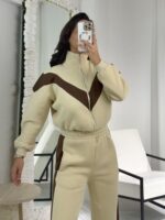 Krem/Kahve Eşofman Takımı - Görsel 2