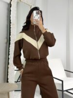 Kahve/Krem Eşofman Takımı - Görsel 2