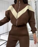 Kahve/Krem Eşofman Takımı - Görsel 5