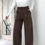 Kahverengi Palazzo Pantolon