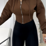 Kahverengi Korse Ceket