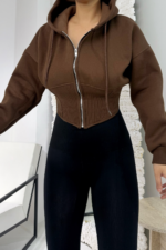 Kahverengi Korse Ceket