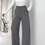 Gri Palazzo Pantolon
