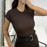 Acı Kahve Gofre Tişört