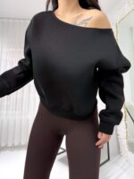 Siyah Sweatshirt - Görsel 2