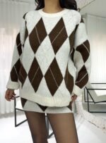 Ekru/Acı Kahve İkili Takım - Görsel 9