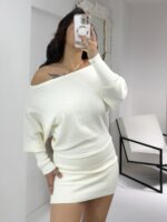 Ekru Elbise - Görsel 6