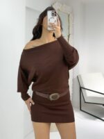 Acı Kahve Elbise - Görsel 3