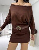 Acı Kahve Elbise - Görsel 5