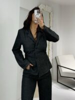 Vatkalı Kuşaklı Kot Takım - Görsel 3