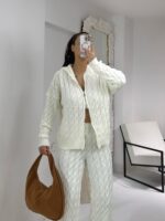 Ekru Örme İkili Takım - Görsel 4