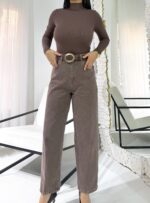 Kahverengi Jean - Görsel 4