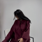 Bordo Oversize Gömlek