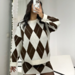 Ekru/Acı Kahve İkili Takım