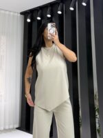 Taş Premium Kalite Bağlamalı Asimetrik Takım - Görsel 2