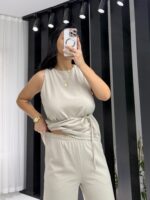 Taş Premium Kalite Bağlamalı Asimetrik Takım - Görsel 5