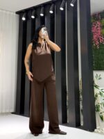 Acı Kahve Premium Asimetrik Bağlamalı Takım - Görsel 4