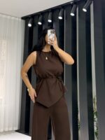 Acı Kahve Premium Asimetrik Bağlamalı Takım - Görsel 2