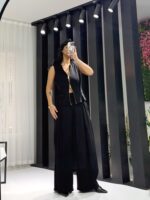 Siyah Tensel Pantolon - Görsel 7