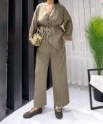 Haki Premium Alt Üst Takım - Görsel 9