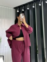 Bordo Premium İkili Takım - Görsel 5