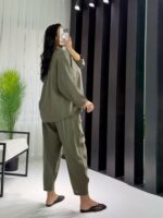 Haki Gömlek Havuç Pantolon İkili Takım - Görsel 3