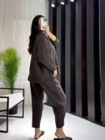 Acı Kahve Gömlek Havuç Pantolon İkili Takım - Görsel 3