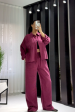 Bordo Premium İkili Takım