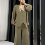 Haki Premium Alt Üst Takım