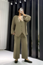 Haki Premium Alt Üst Takım