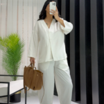Beyaz Premium İkili Takım