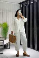 Beyaz Premium İkili Takım
