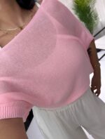 Pembe İkili Triko Takım - Görsel 4