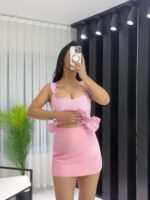 Pembe İçi Şortlu Etek - Görsel 2