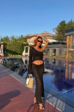 Siyah Beachwear İkili Takım - Görsel 2