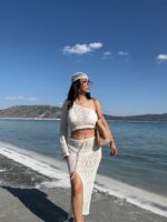 Bej Beachwear İkili Takım - Görsel 5