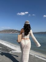Bej Beachwear İkili Takım - Görsel 4