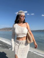 Bej Beachwear İkili Takım - Görsel 2