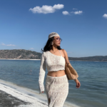 Bej Beachwear İkili Takım