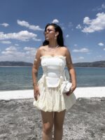 Sarı Balon Etek Korse İkili Takım - Görsel 12